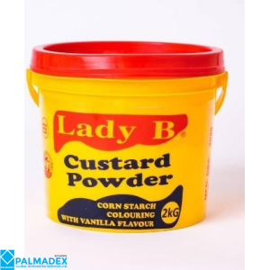 LADY B CUSTARD 24X500G, 4X1.6KG