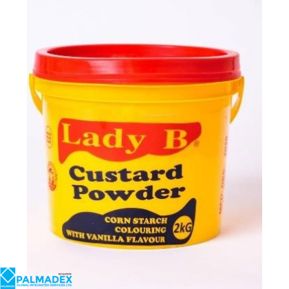 LADY B CUSTARD 24X500G, 4X1.6KG